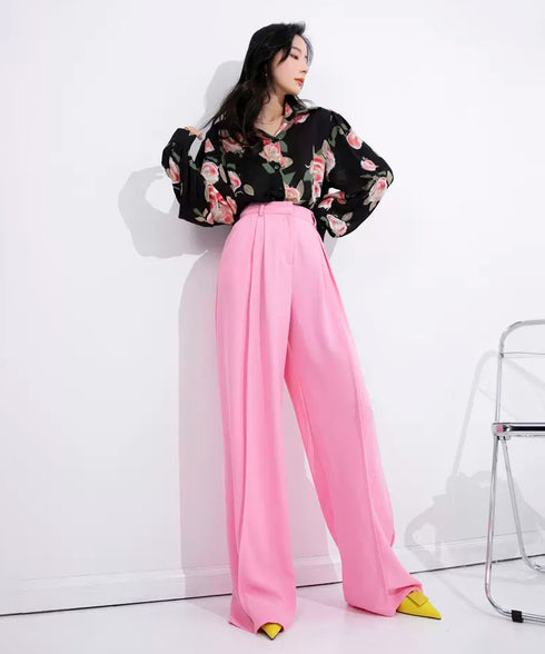 Tuck Wide Pants